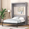 Foldable Murphy Bed Cabinet Space Saving Wall Bed Furniture