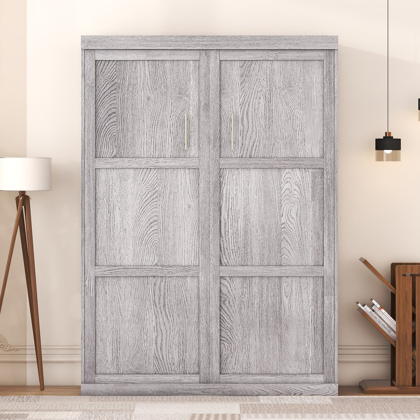 Foldable Murphy Bed Cabinet Space Saving Wall Bed Furniture