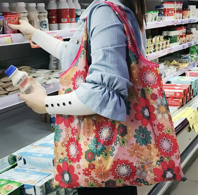 Foldable Shopping Bag Durable Eco Friendly Reusable Tote For Travel