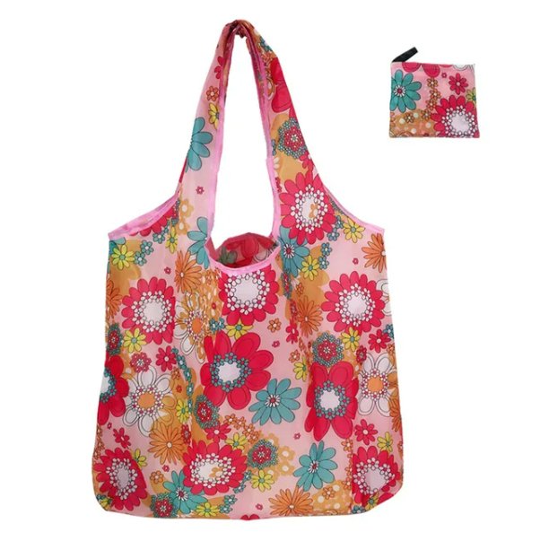 Foldable Shopping Bag Durable Eco Friendly Reusable Tote For Travel