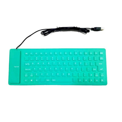 Foldable Silicone Keyboard Portable For PC Tablet Laptop Use