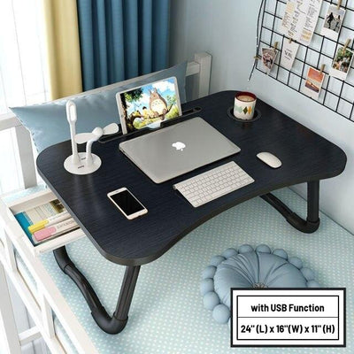Foldable Laptop Desk For Work Study Portable Adjustable Table