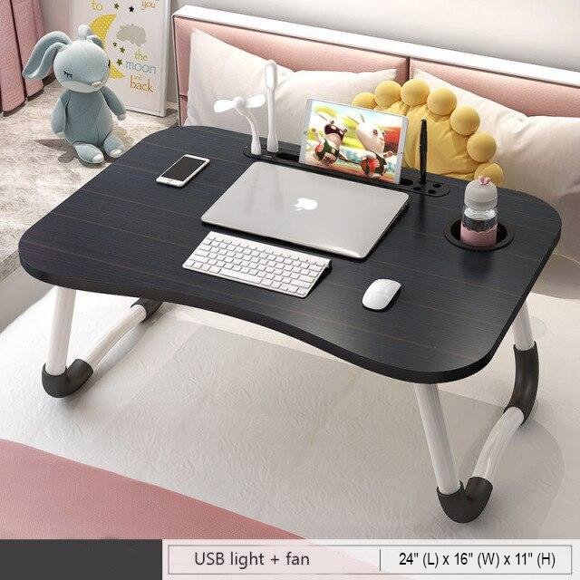 Foldable Laptop Desk For Work Study Portable Adjustable Table
