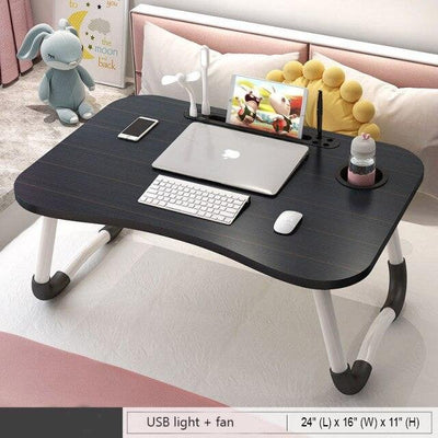 Foldable Laptop Desk For Work Study Portable Adjustable Table