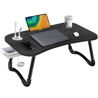 Foldable Laptop Desk For Work Study Portable Adjustable Table