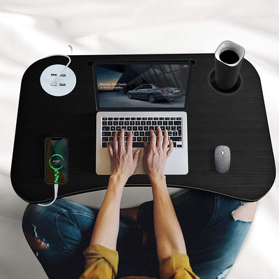 Foldable Laptop Desk For Work Study Portable Adjustable Table
