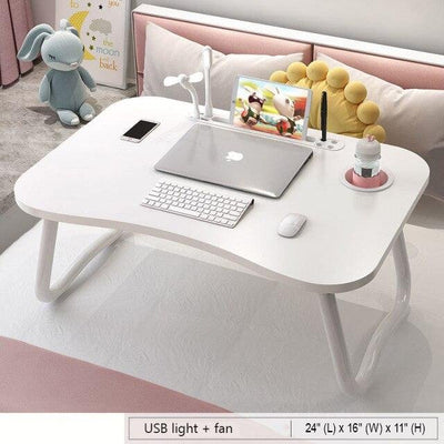 Foldable Laptop Desk For Work Study Portable Adjustable Table