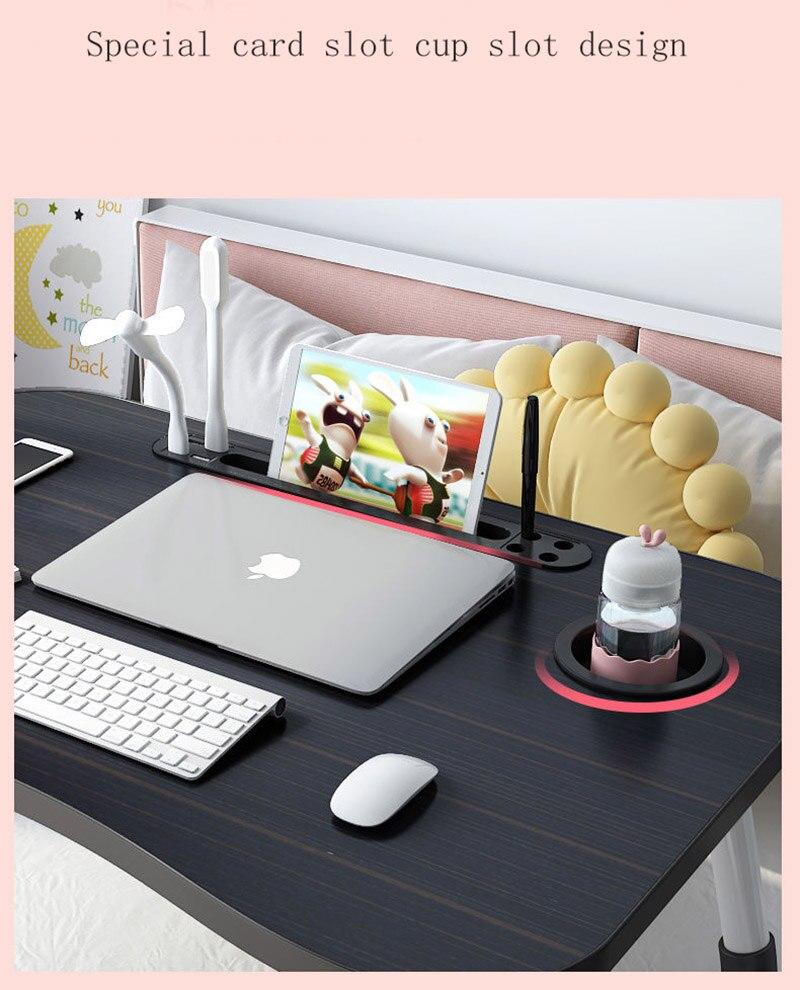 Foldable Laptop Desk For Work Study Portable Adjustable Table