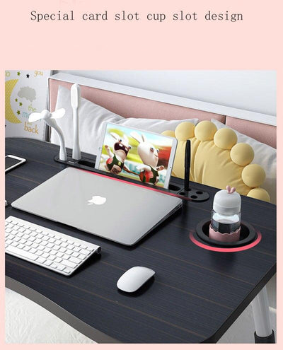 Foldable Laptop Desk For Work Study Portable Adjustable Table