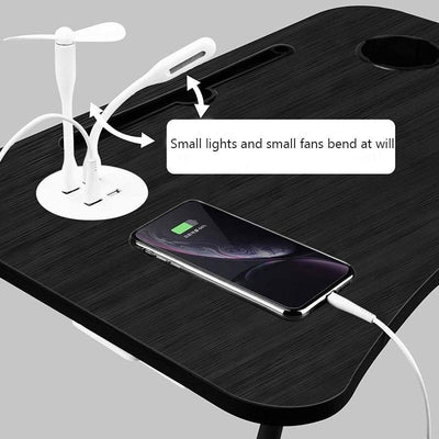 Foldable Laptop Desk For Work Study Portable Adjustable Table