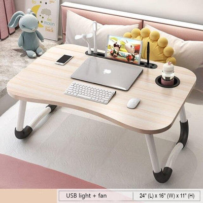 Foldable Laptop Desk For Work Study Portable Adjustable Table
