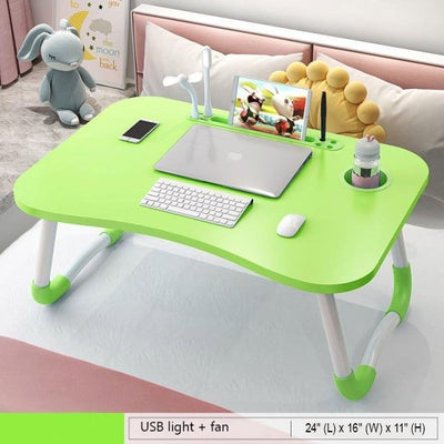 Foldable Laptop Desk For Work Study Portable Adjustable Table