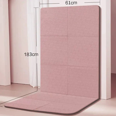 Foldable Yoga Mat Thick Travel Mat For Pilates Meditation Workouts
