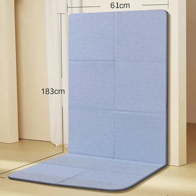 Foldable Yoga Mat Thick Travel Mat For Pilates Meditation Workouts
