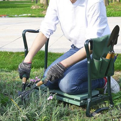 Folding Ergonomic Garden Kneeler And Seat Lightweight Sturdy Support