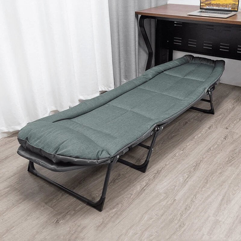 Folding Recliner Chair Ultralight Portable Bed For Camping Hiking Office