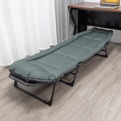 Folding Recliner Chair Ultralight Portable Bed For Camping Hiking Office