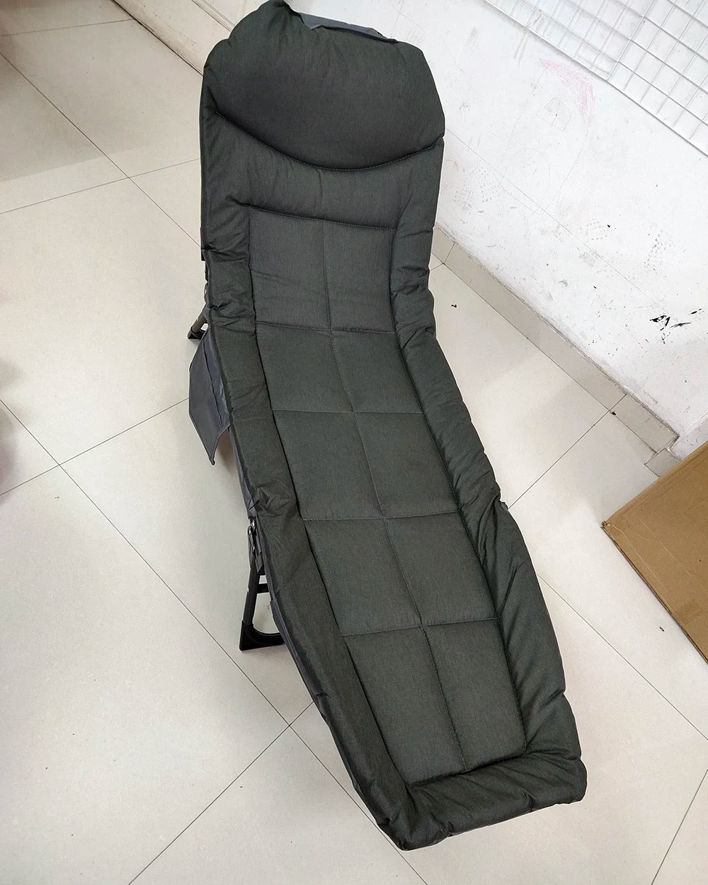 Folding Recliner Chair Ultralight Portable Bed For Camping Hiking Office