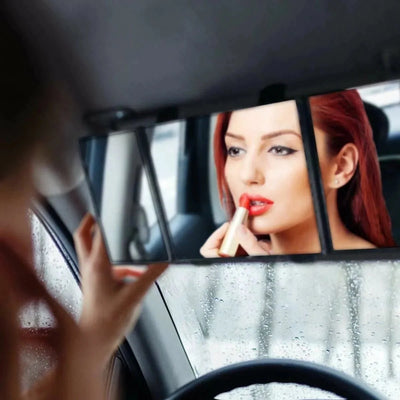 Folding Visor Vanity Mirror Clip-On Sun-Shading For Car And Truck