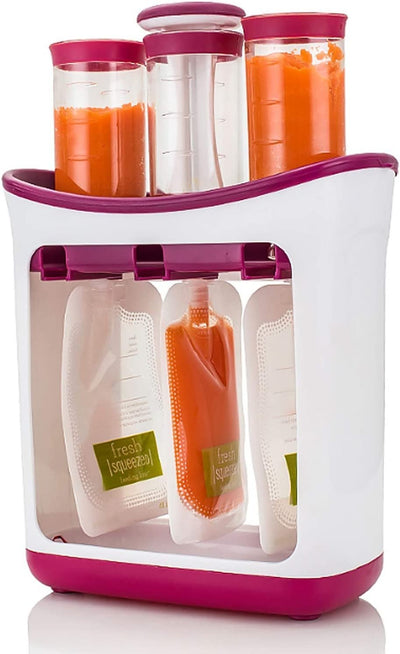 Baby Food Maker Station With Storage Bags For Infant Meals