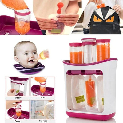 Baby Food Maker Station With Storage Bags For Infant Meals