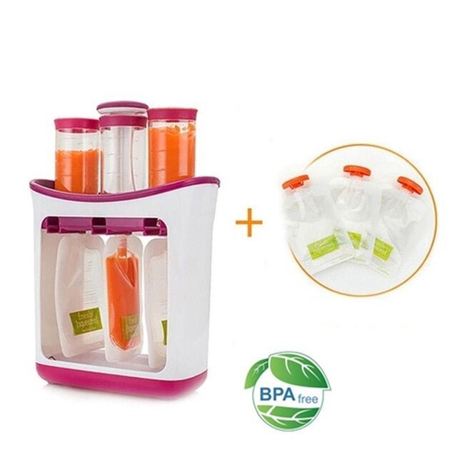 Baby Food Maker Station With Storage Bags For Infant Meals
