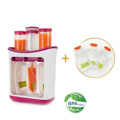 Baby Food Maker Station With Storage Bags For Infant Meals