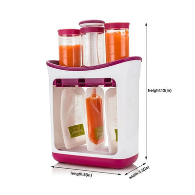Baby Food Maker Station With Storage Bags For Infant Meals