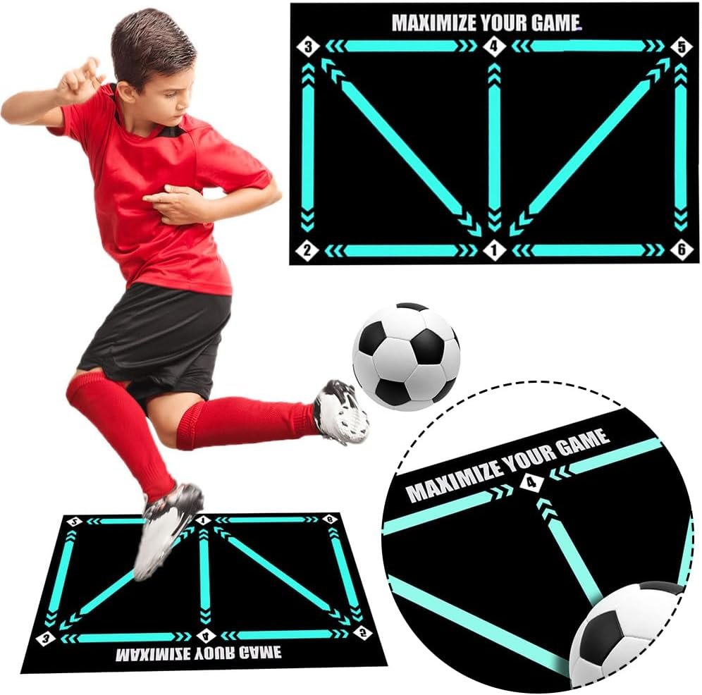 Football Training Mat For Speed Agility Ball Control Practice