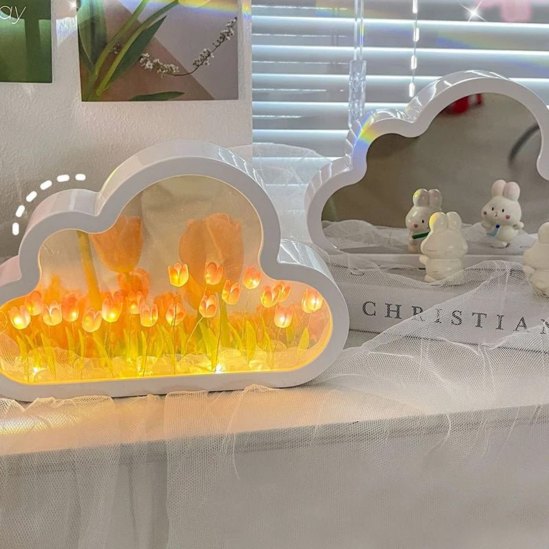 Forever Cloud DIY Tulip Night Light Decorative Table Lamp