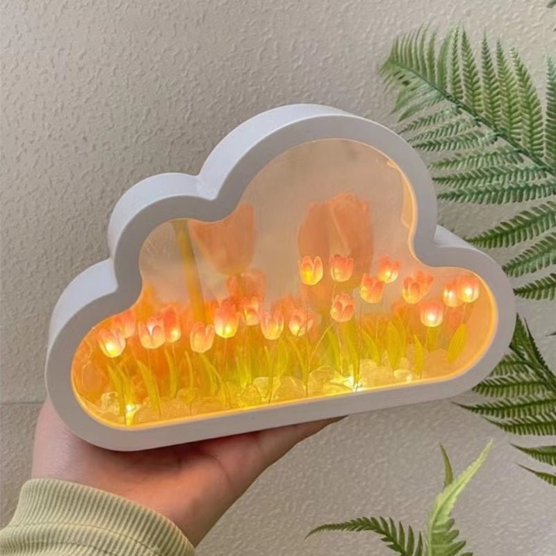 Forever Cloud DIY Tulip Night Light Decorative Table Lamp