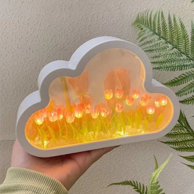 Forever Cloud DIY Tulip Night Light Decorative Table Lamp
