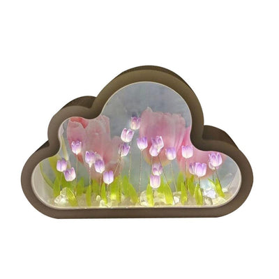Forever Cloud DIY Tulip Night Light Decorative Table Lamp
