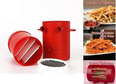French Fry Potato Cutter 2 In 1 Easy Instant Home Kitchen Tool