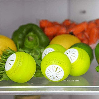Fridge Moisture Absorber Balls 3-Pack With Activated Carbon For Freshness