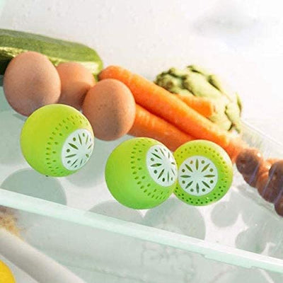 Fridge Moisture Absorber Balls 3-Pack With Activated Carbon For Freshness