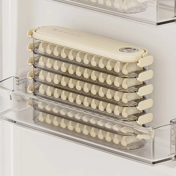 Fridge Storage Boxes With Lids Stackable Transparent Food Organizer