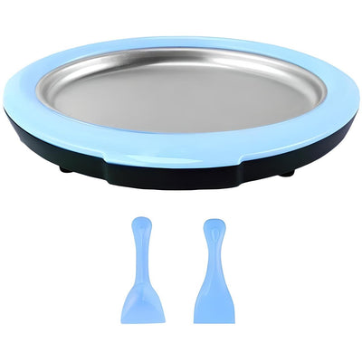Fried Ice Cream Maker Pan Cat Shape Yogurt Plate With 2 Spatulas