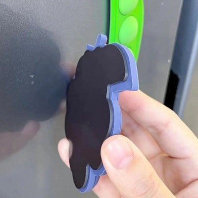 3D Fruit Fridge Magnets Acrylic Grape And Pea Suction Stickers