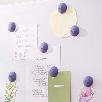 3D Fruit Fridge Magnets Acrylic Grape And Pea Suction Stickers