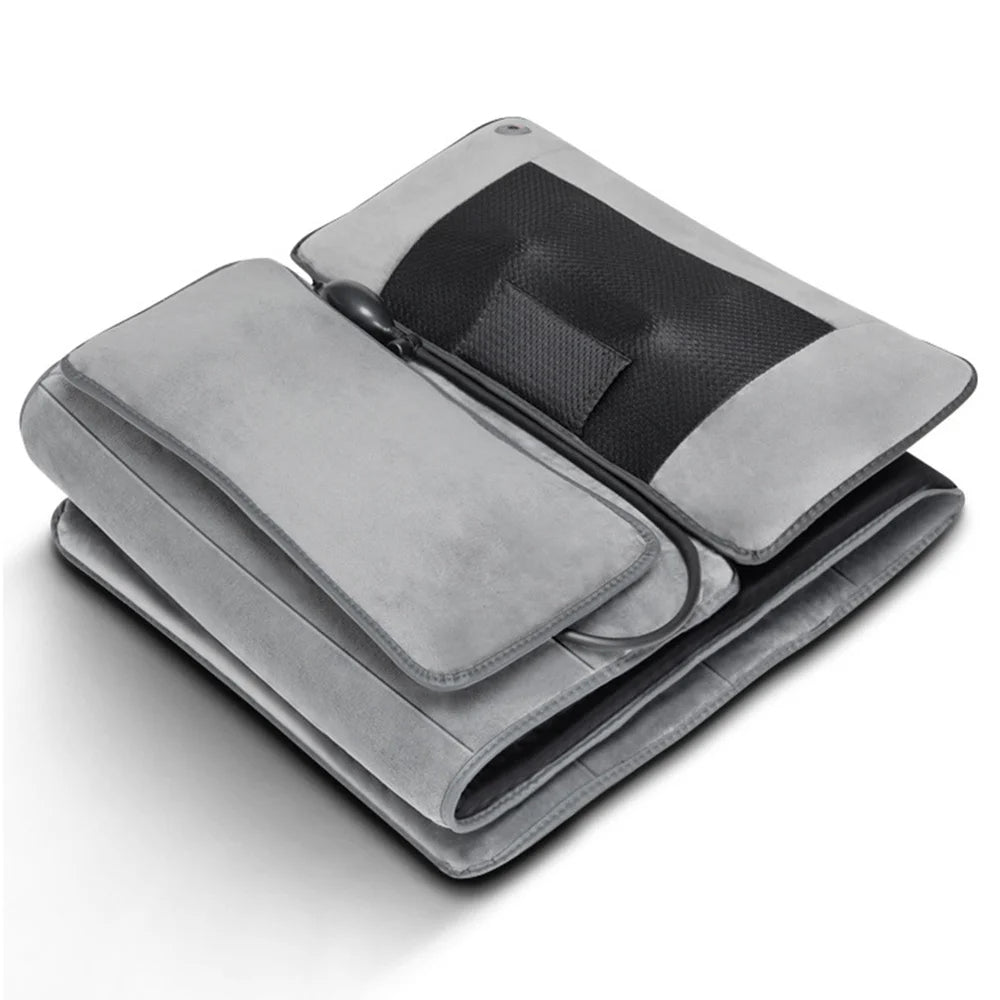 Full Body Shiatsu Massage Mat With Adjustable Heating Electric Mattress Pad