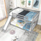 Full Over Full Bunk Bed With Slide Ladder And Convertible Slide