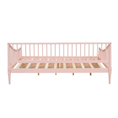 Full-Size Daybed With Storage Drawers And Support Legs Design