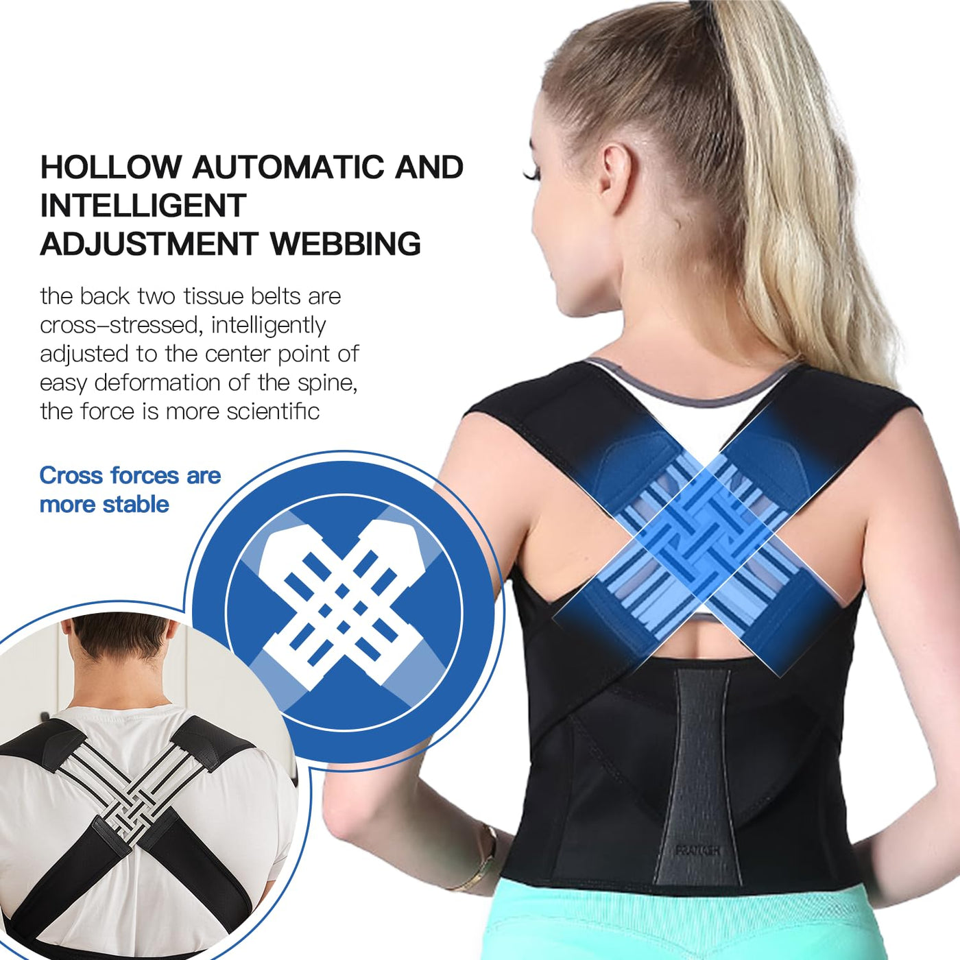 Adjustable Posture Corrector Belt For Spine Clavicle Support Vest