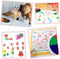 Finger Painting Kit 12 Colors Washable Non Toxic Paint Set For Kids
