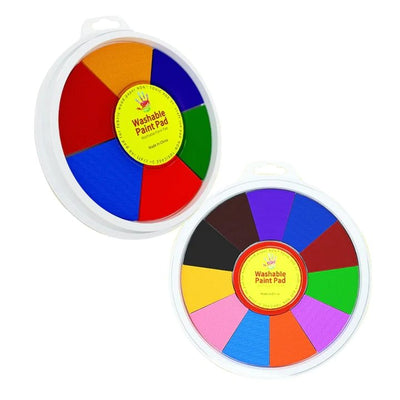 Finger Painting Kit 12 Colors Washable Non Toxic Paint Set For Kids