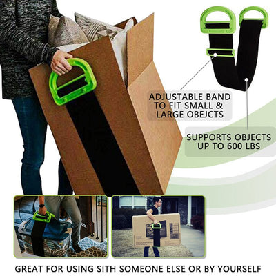 Furniture Moving Straps With Comfortable Durable Handles For Support