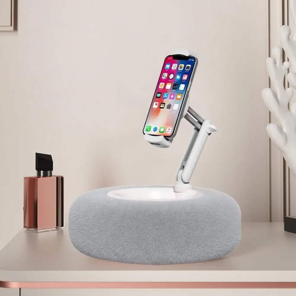 Tablet And Phone Pillow Stand With Multi-Angle Adjustable Holder