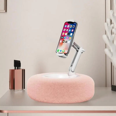 Tablet And Phone Pillow Stand With Multi-Angle Adjustable Holder