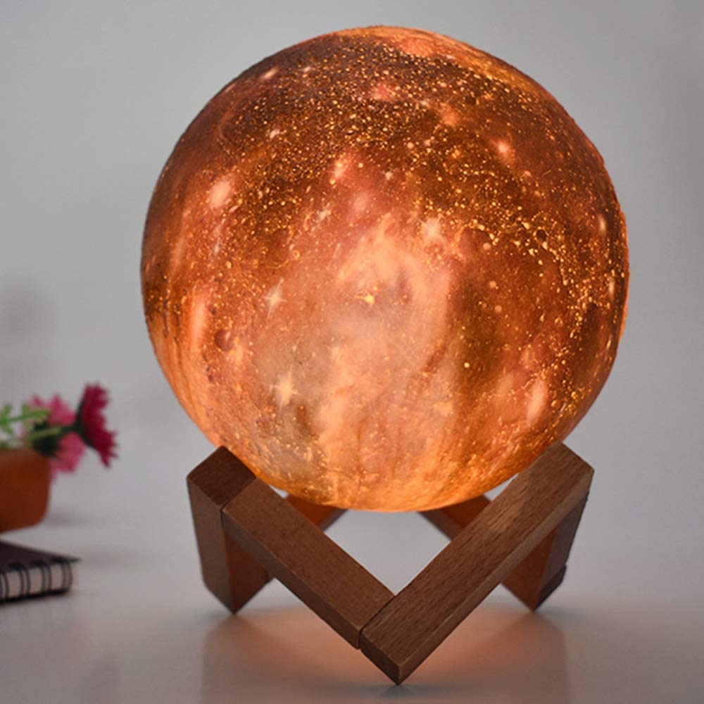 Galaxy Moon Lamp Night Light 16 Colors Touch Remote Control